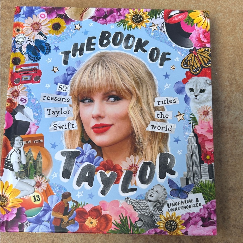 Taylor Swift Kids Book with Colorful Floral Design
